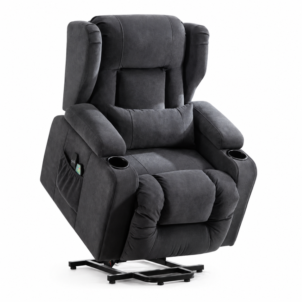 Fauteuil Relax Releveur Électrique Massant et Chauffant – Aide à la Position Debout