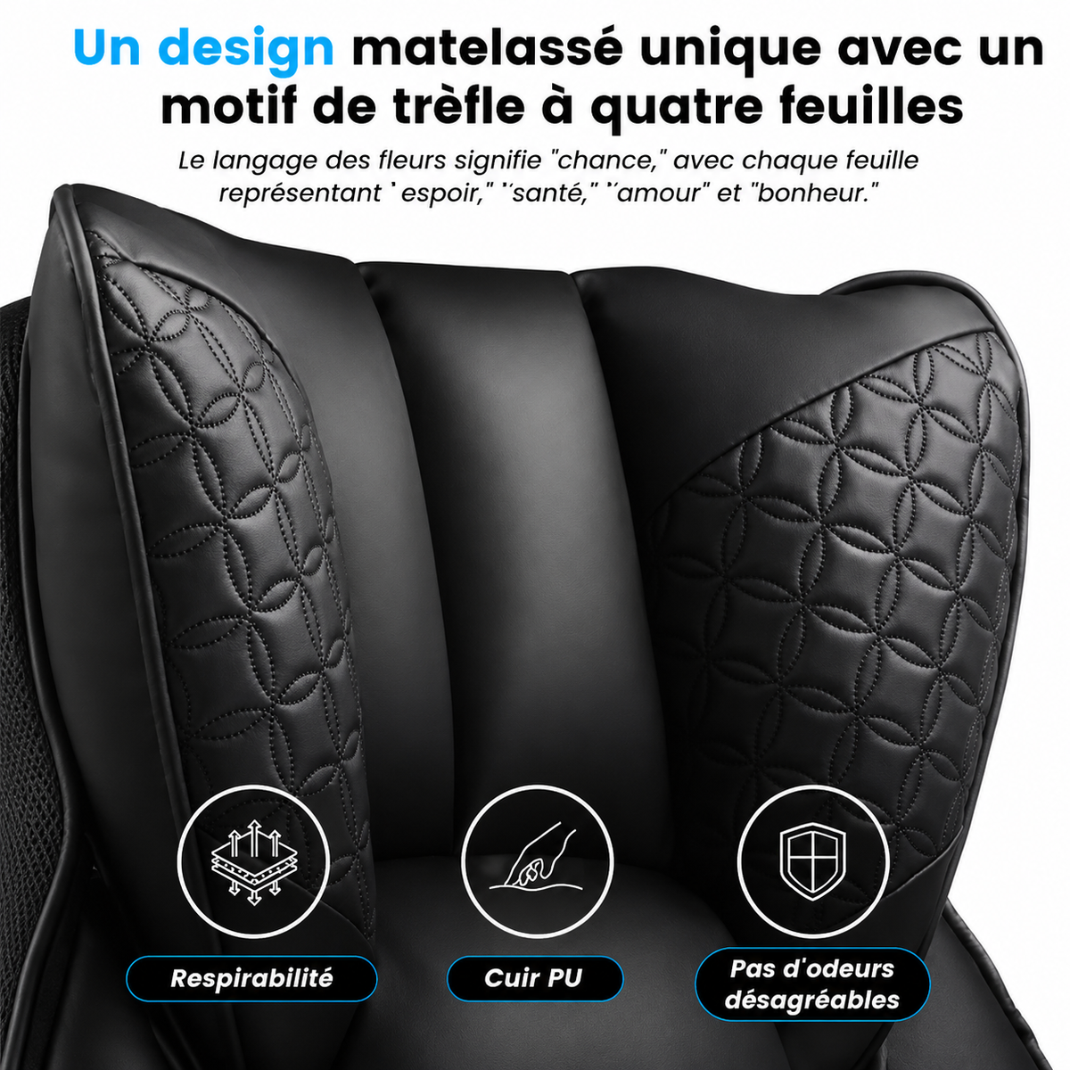 Chaise Gaming Ergonomique Large avec Accoudoirs Réglables et Support Lombaire à Ressorts