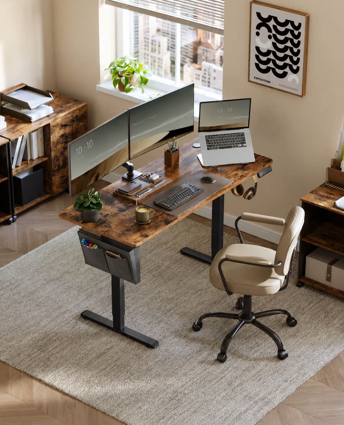 Bureau Électrique Réglable en Hauteur
