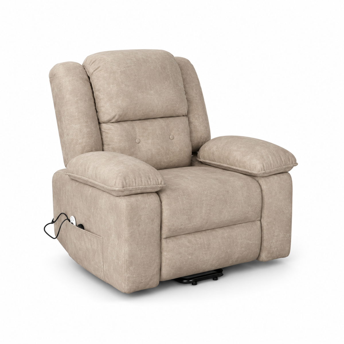 Fauteuil Relax Releveur Électrique avec Massage 8 Points et Chauffage Lombaire